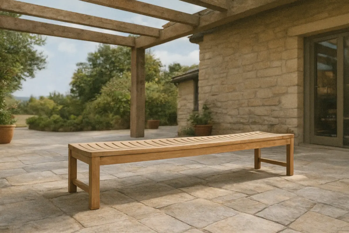  Gartenbank Rio ohne Rückenlehne