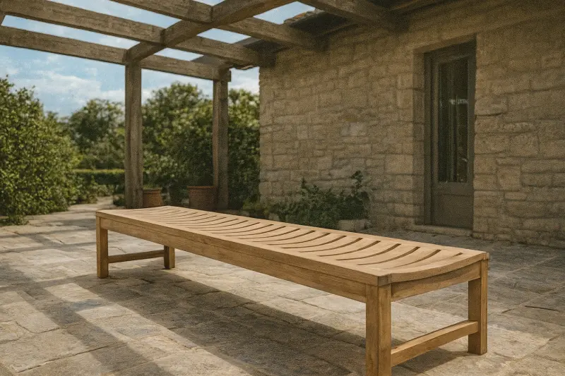  Gartenbank Rio ohne Rückenlehne