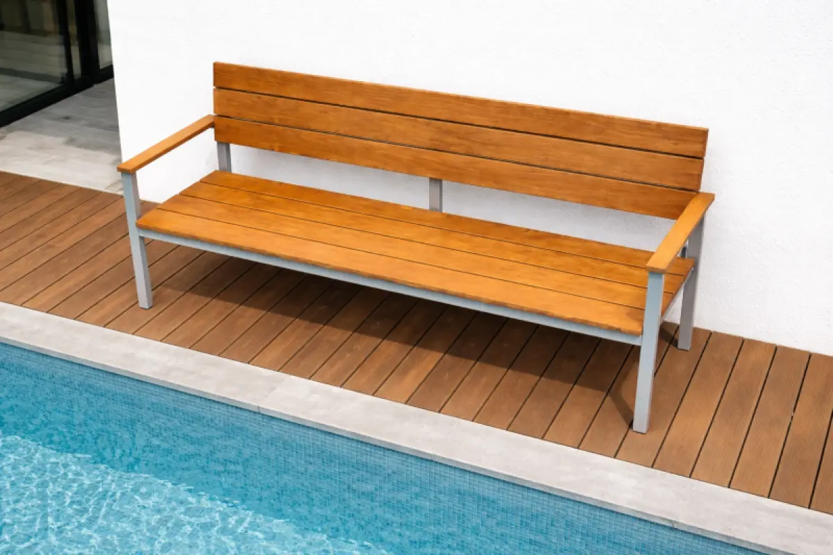 Gartenbank Seul mit Armlehne