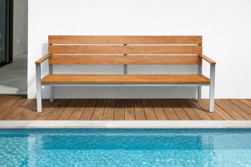 Gartenbank Seul mit Armlehne