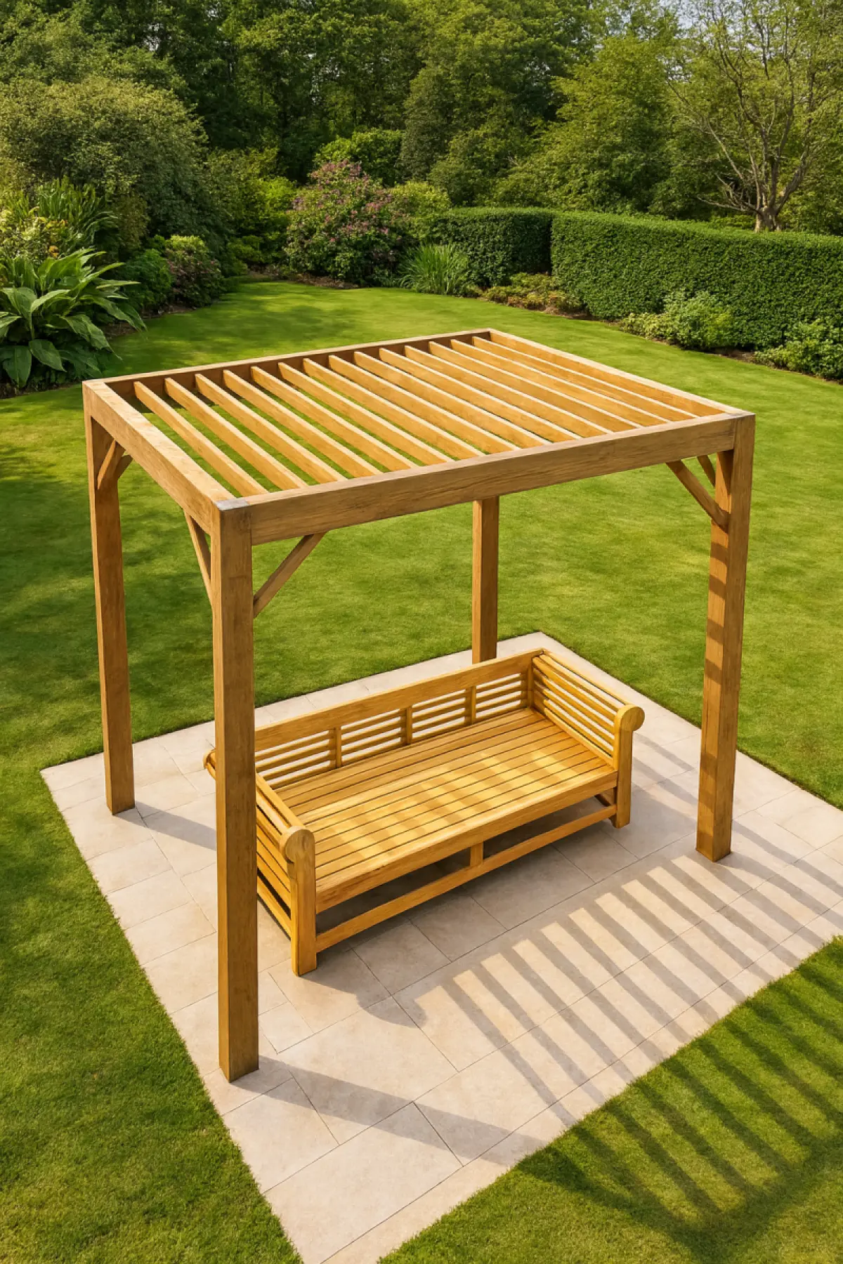 Gartensofa aus Teakholz- Daybed Kano