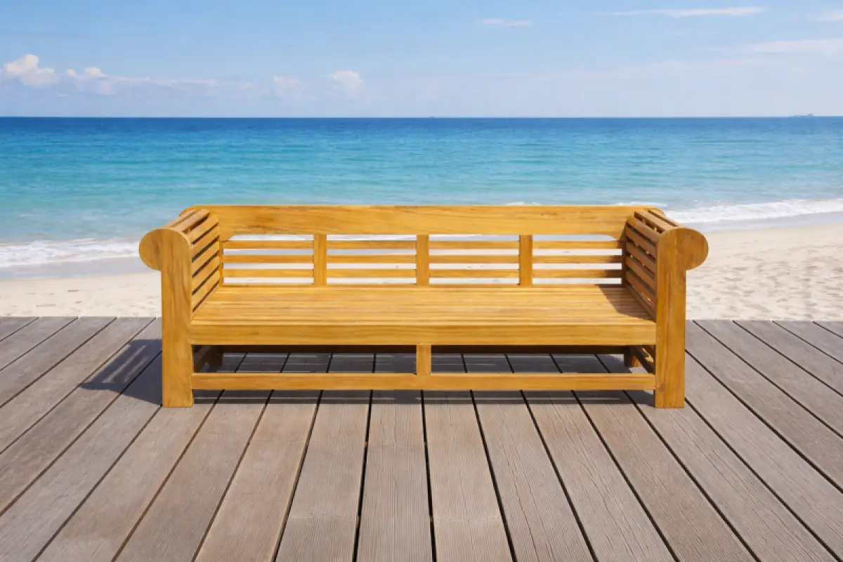 Gartensofa aus Teakholz- Daybed Kano