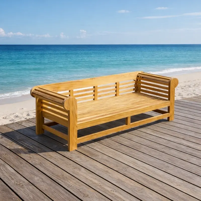 Gartensofa aus Teakholz- Daybed Kano