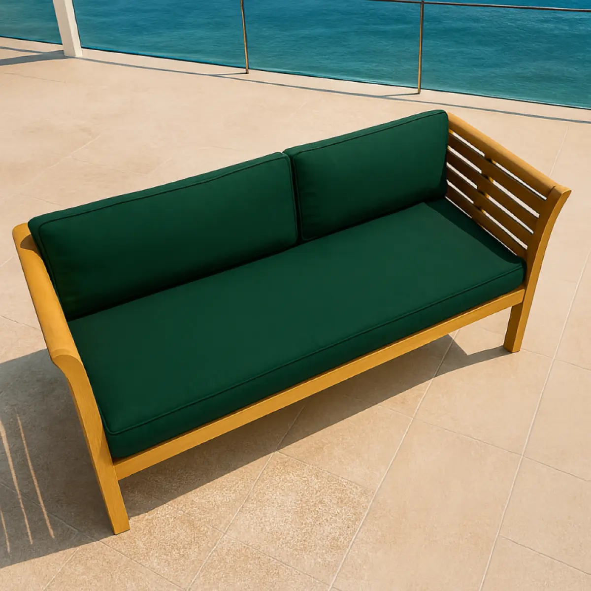 Gartensofa aus Teakholz- Daybed Tulga