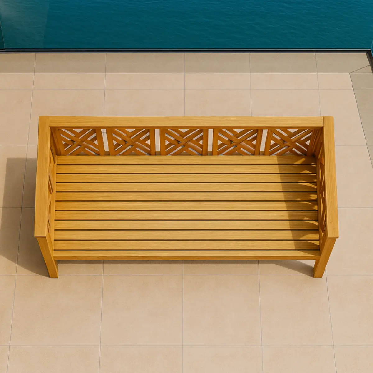 Gartensofa aus Teakholz- Daybed Turcano