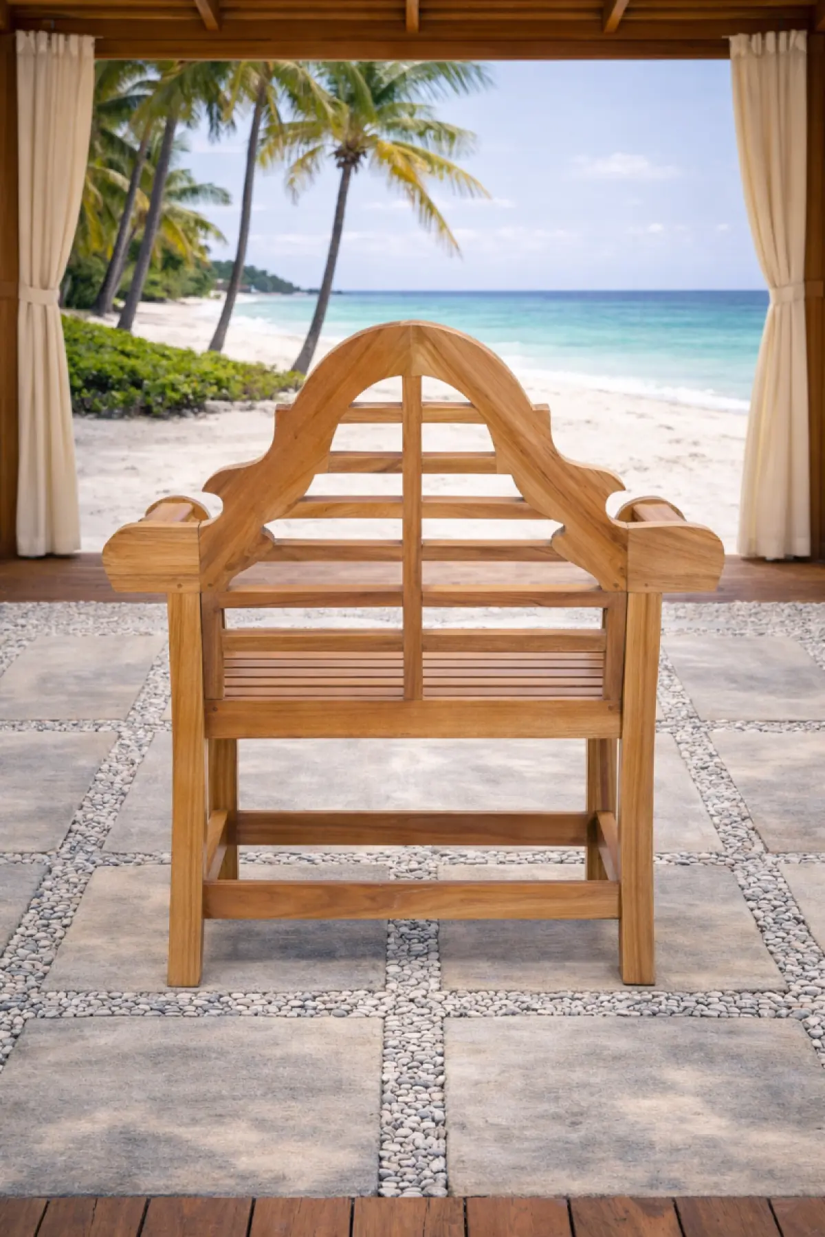 Gartenstuhl aus Teakholz Chester