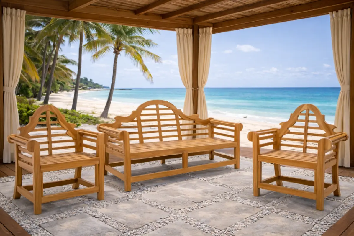 Gartenstuhl aus Teakholz Chester