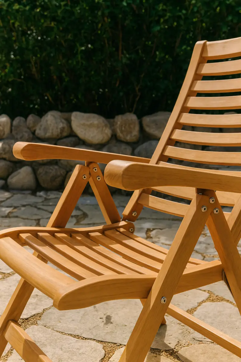 Gartenstuhl aus Teakholz Hochlehner Mana