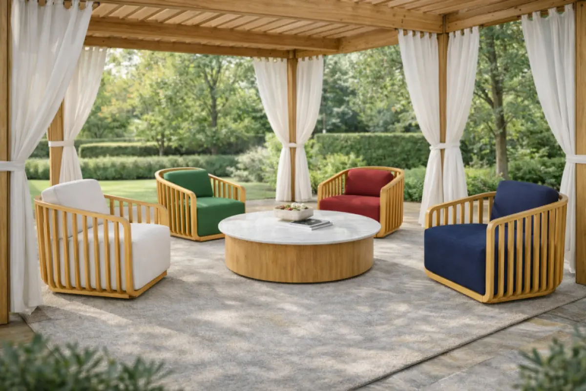 Gartenstuhl aus Teakholz Lara