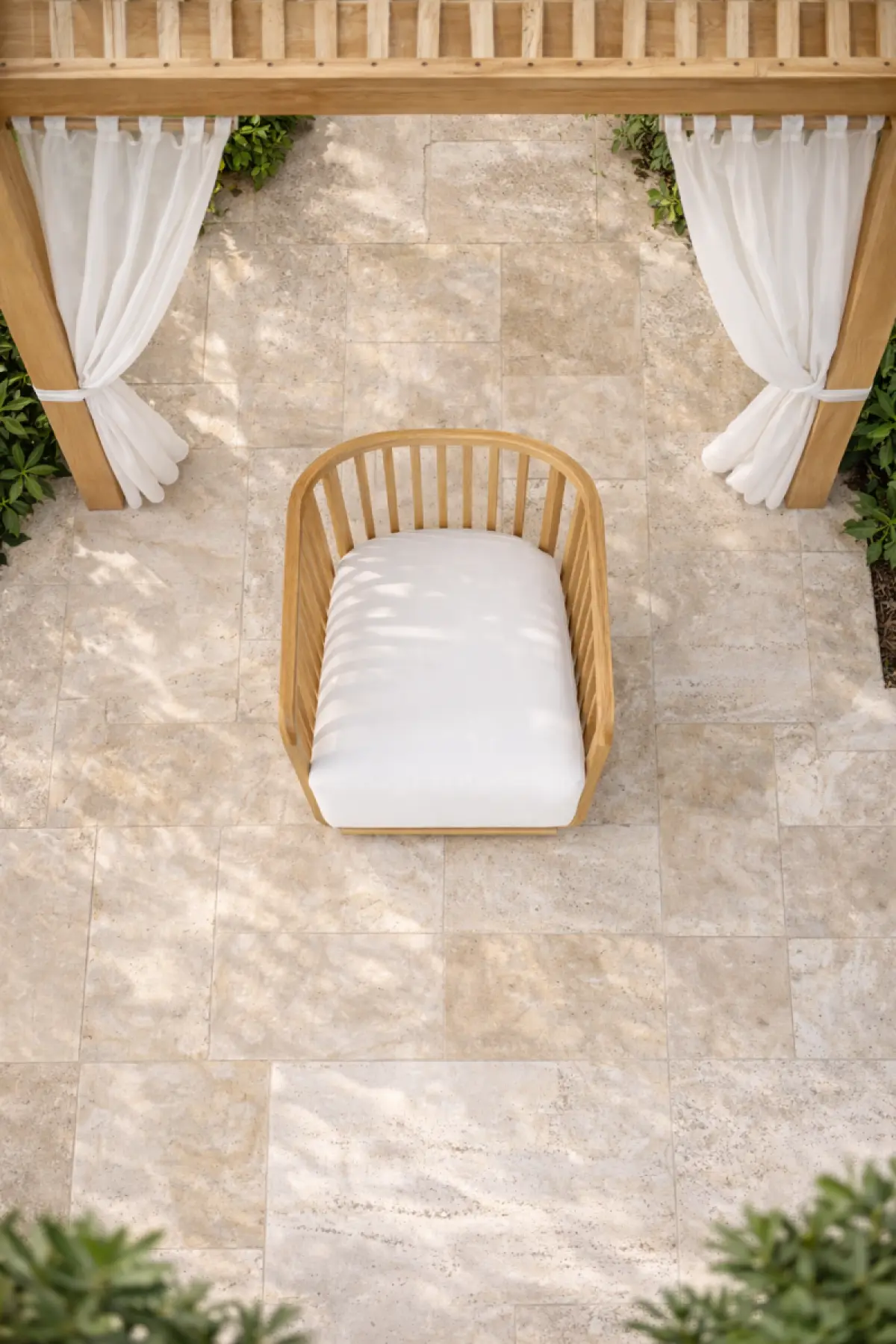 Gartenstuhl aus Teakholz Lara