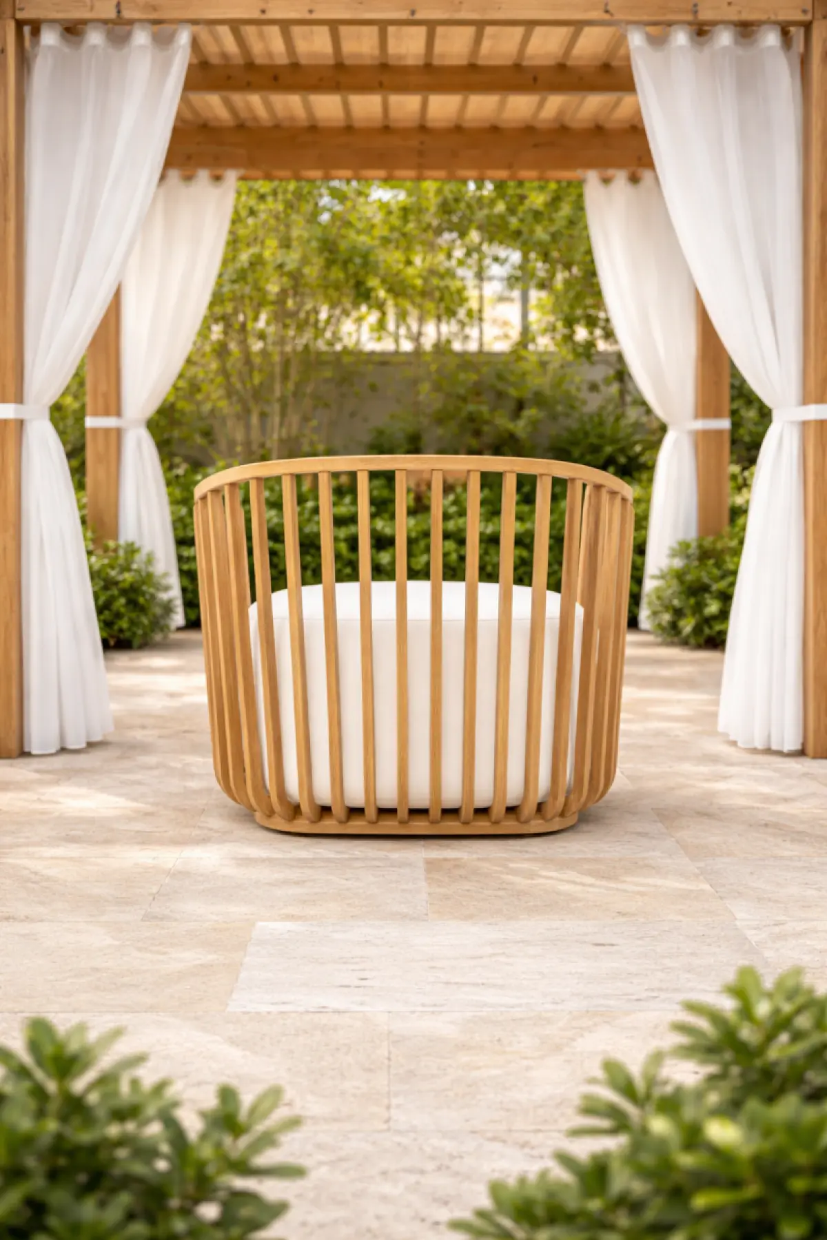 Gartenstuhl aus Teakholz Lara