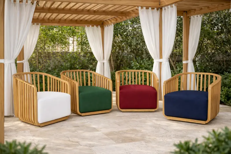 Gartenstuhl aus Teakholz Lara