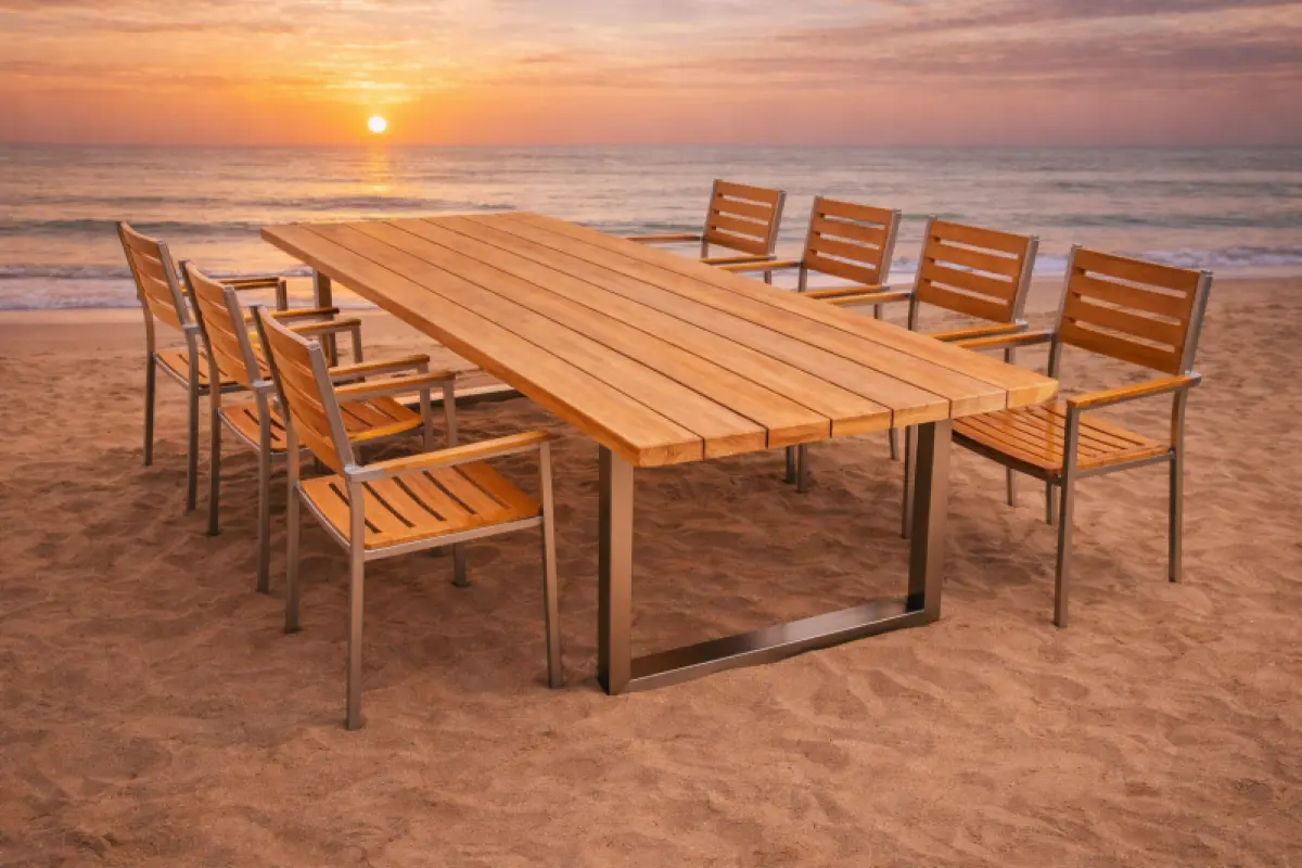 Gartentisch aus Teakholz Nando