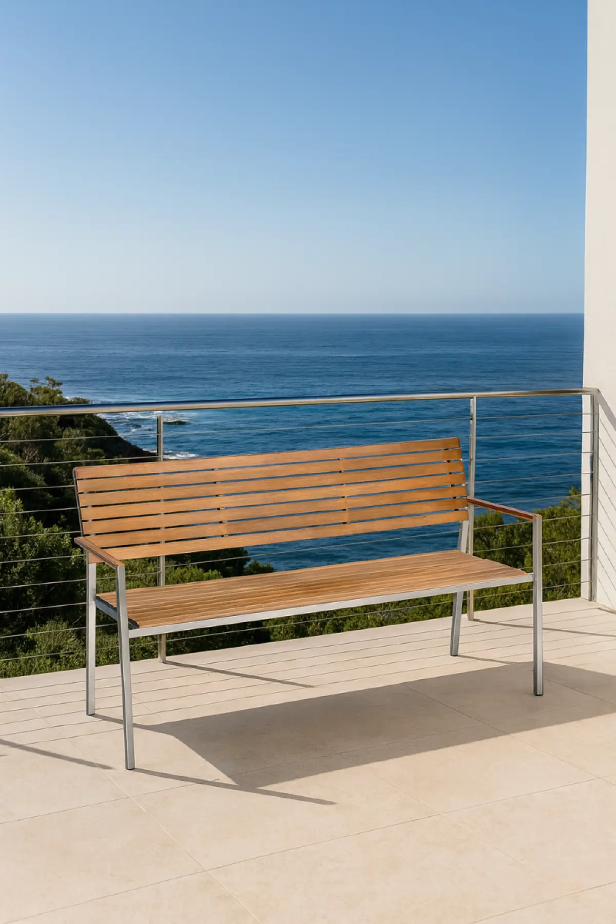 Gratenbank Kepa aus Teakholz 