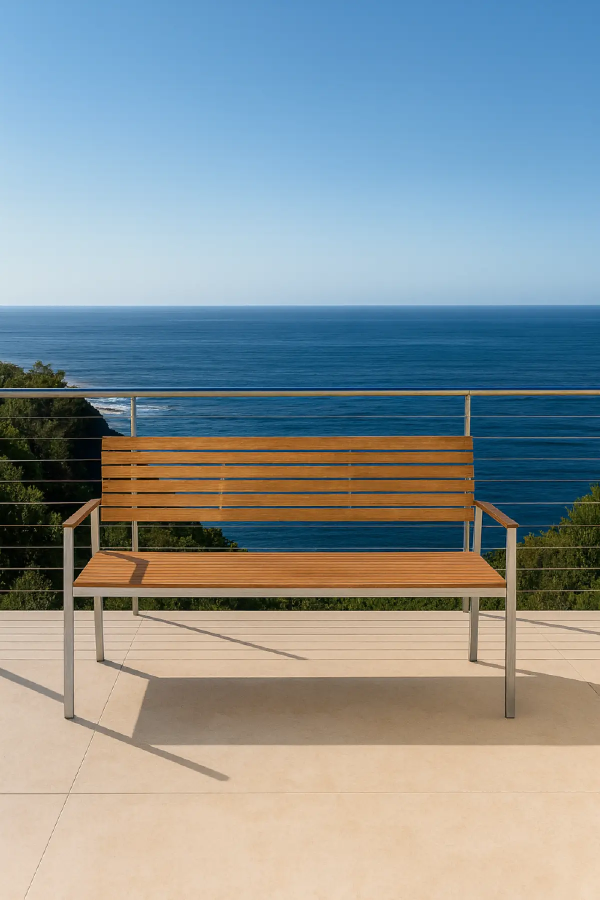 Gratenbank Kepa aus Teakholz 