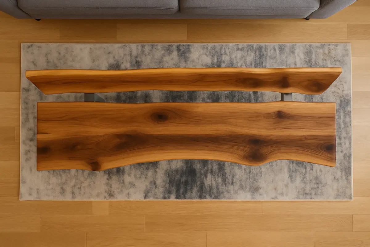 Indoor Bank Kaman Natur Kantig