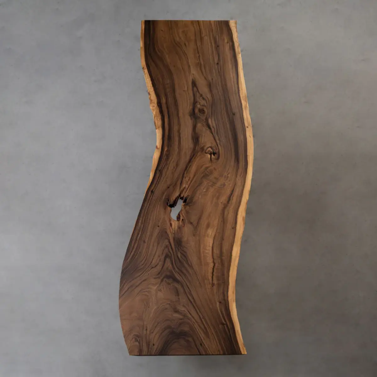 Massivholztisch Swaro Natur Kantig