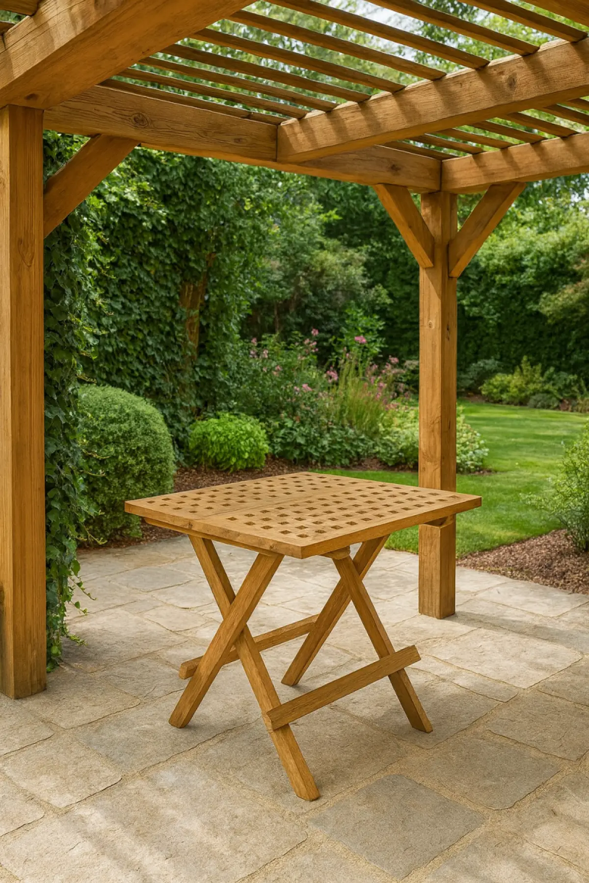 Klappbarer Beistelltisch Kare Rechteckig