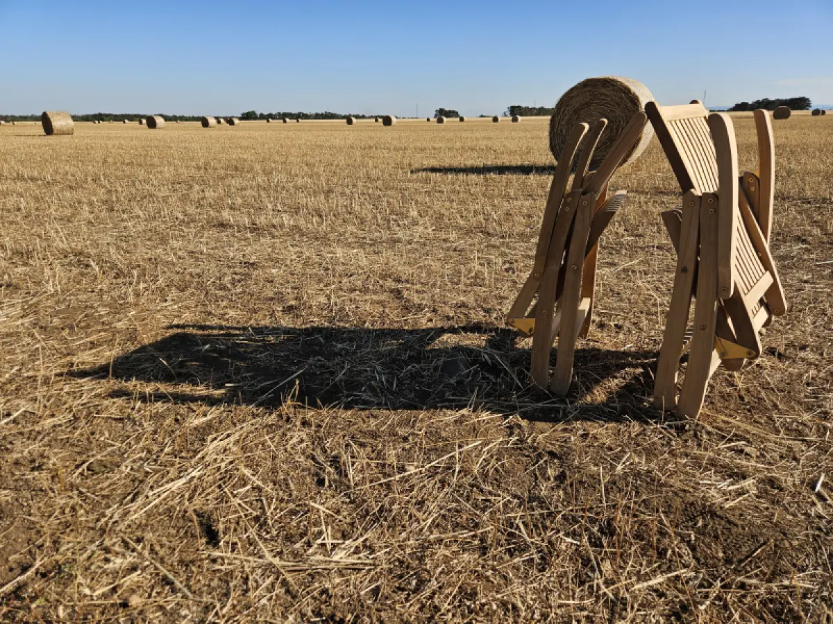Klappbarer Gartenstuhl aus Teakholz Hochlehner Porto