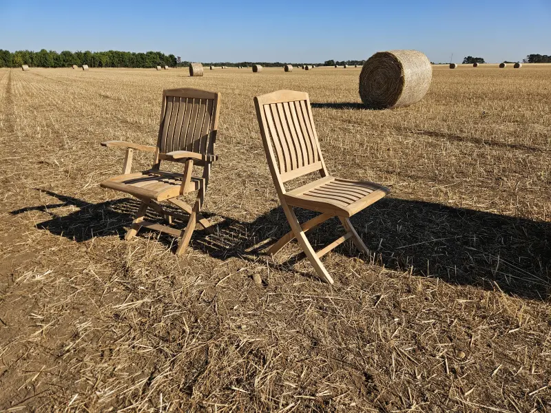 Klappbarer Gartenstuhl  Loco mit Armlehne 