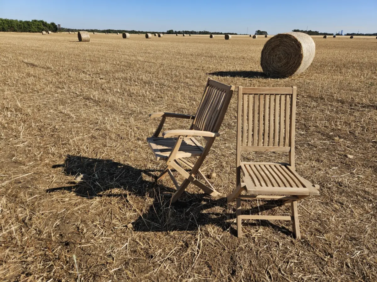 Klappbarer Gartenstuhl  Porto mit Arm