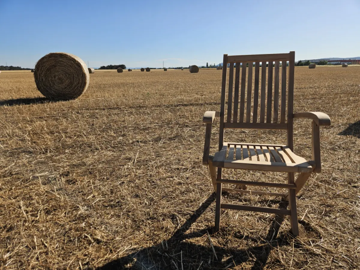 Klappbarer Gartenstuhl  Porto mit Arm