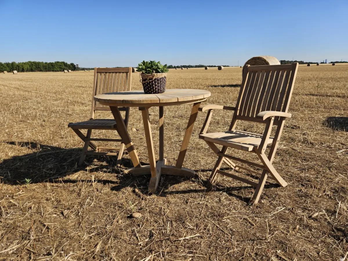 Klappbarer Gartenstuhl  Porto mit Arm