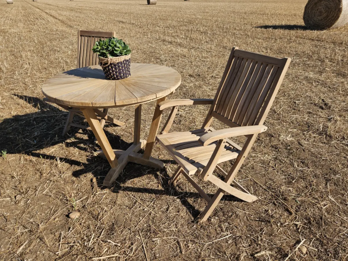 Klappbarer Gartenstuhl  Porto mit Arm