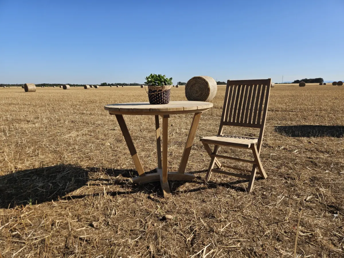 Klappbarer Gartenstuhl Porto ohne Arm