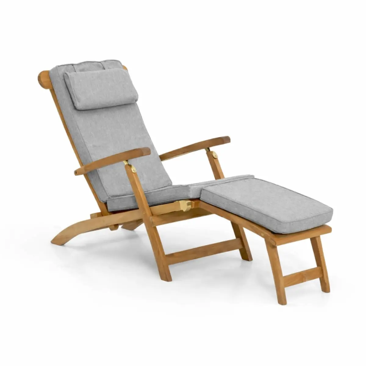 Klappbarer Liegestuhl  aus Teakholz Rossi