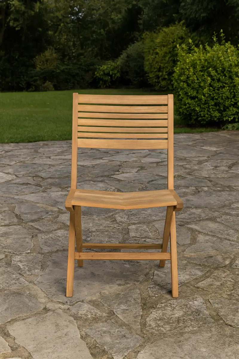 Klappstuhl aus Teakholz Zeta