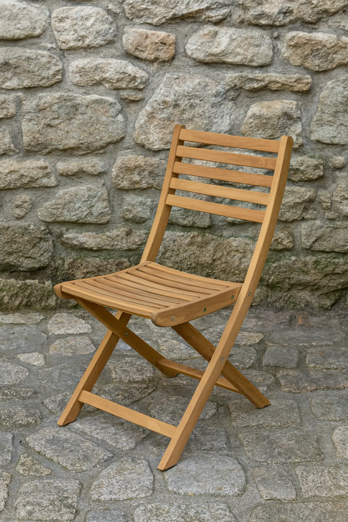 Klappstuhl Santa aus Teakholz