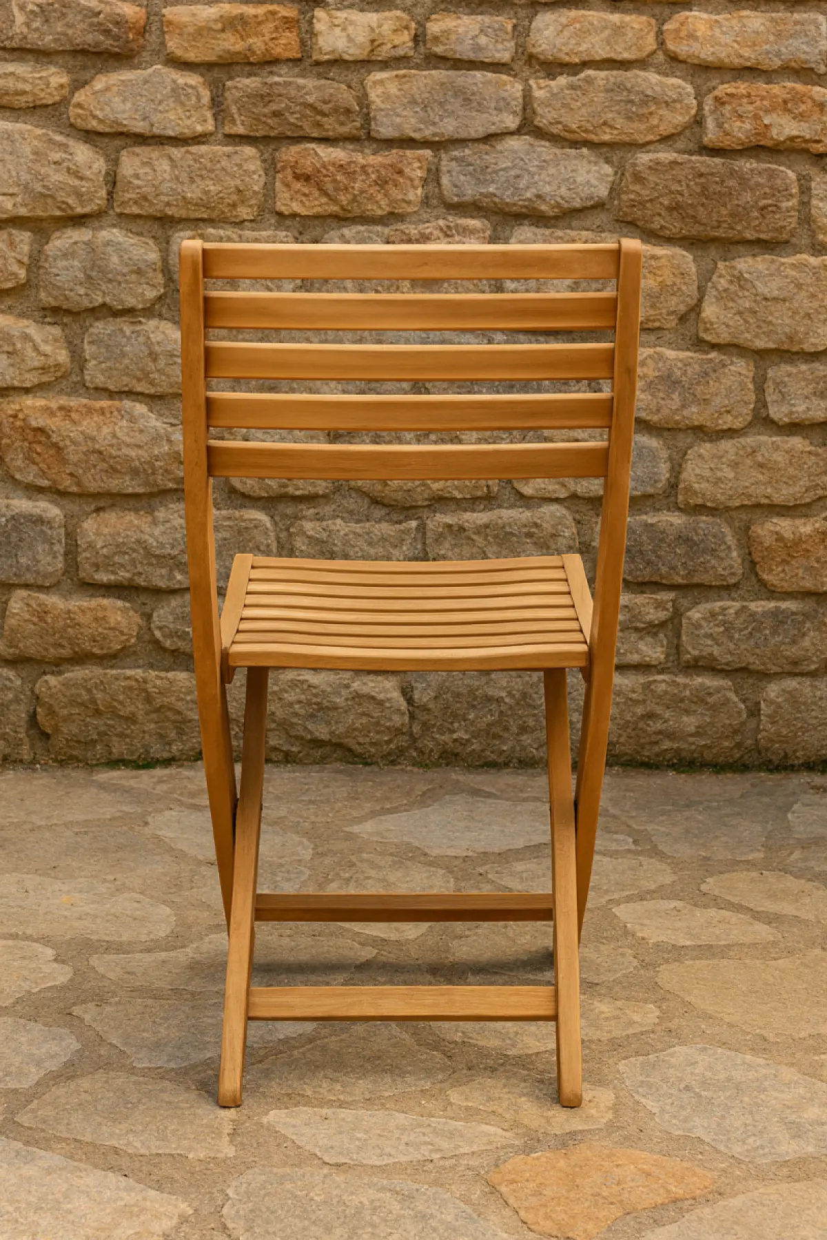 Klappstuhl Santa aus Teakholz