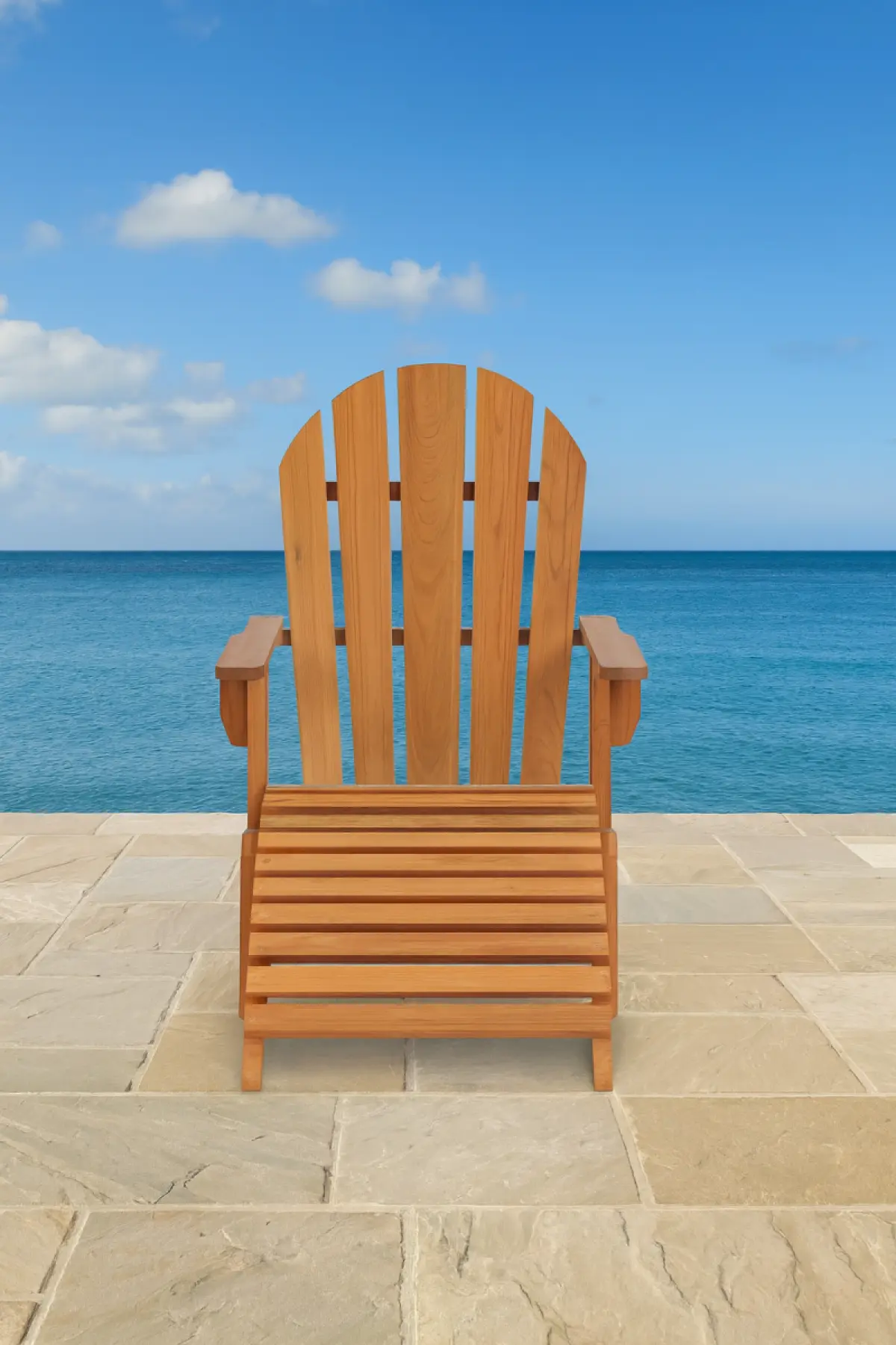 Liegestuhl  aus Teakholz Yomra