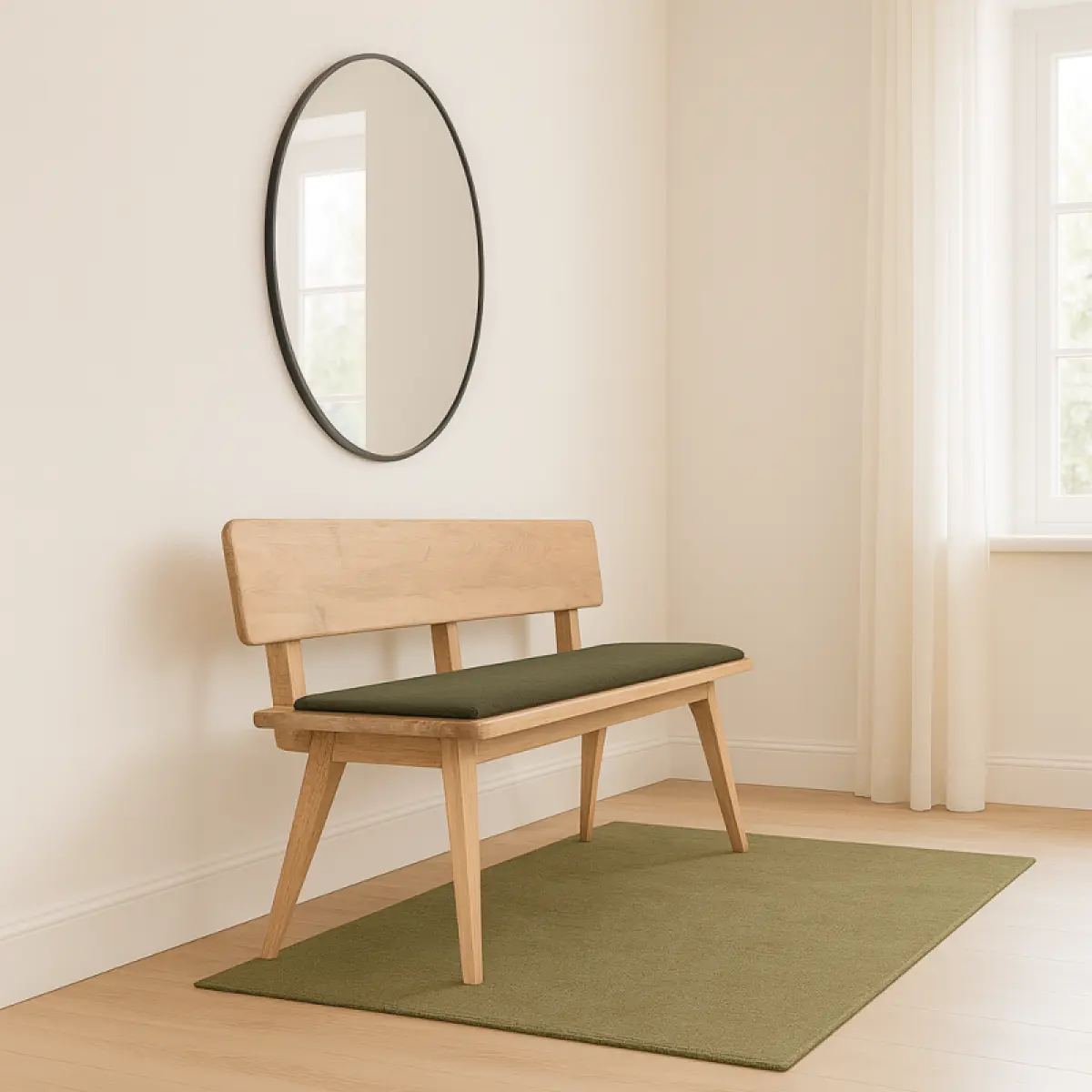 Massivholzbank Napoli