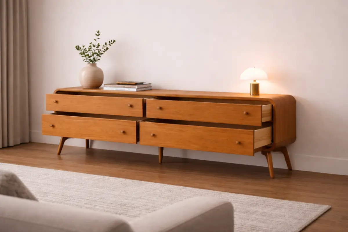 Massivholzkommode Ovit 2