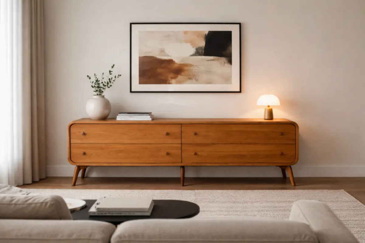 Massivholzkommode Ovit 2