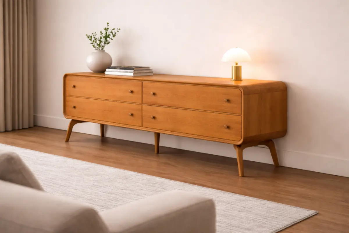 Massivholzkommode Ovit 2