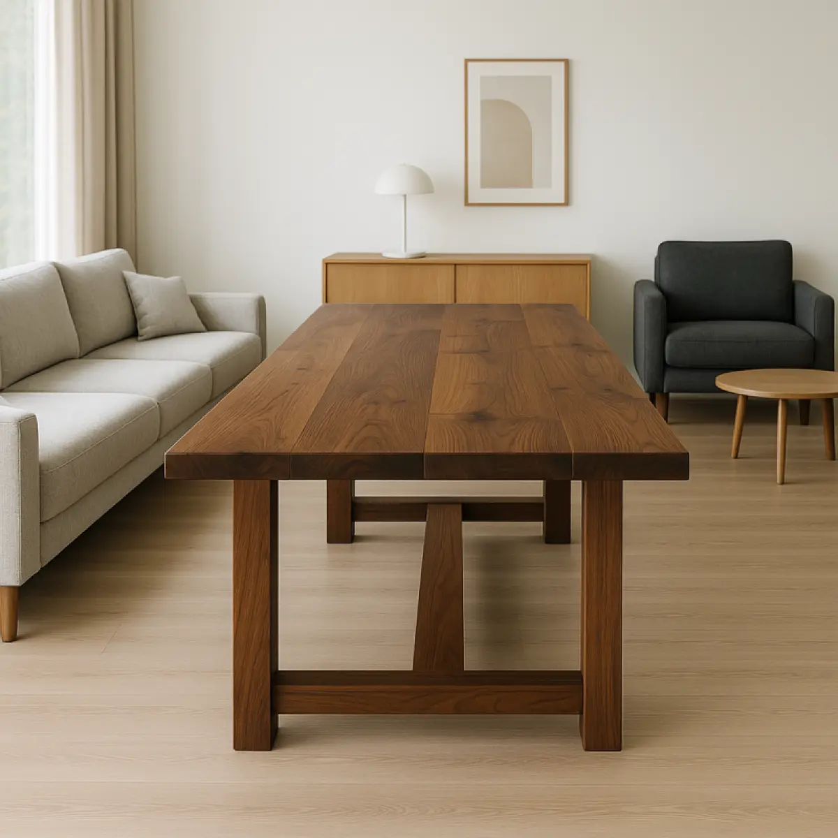 Massivholztisch Choko