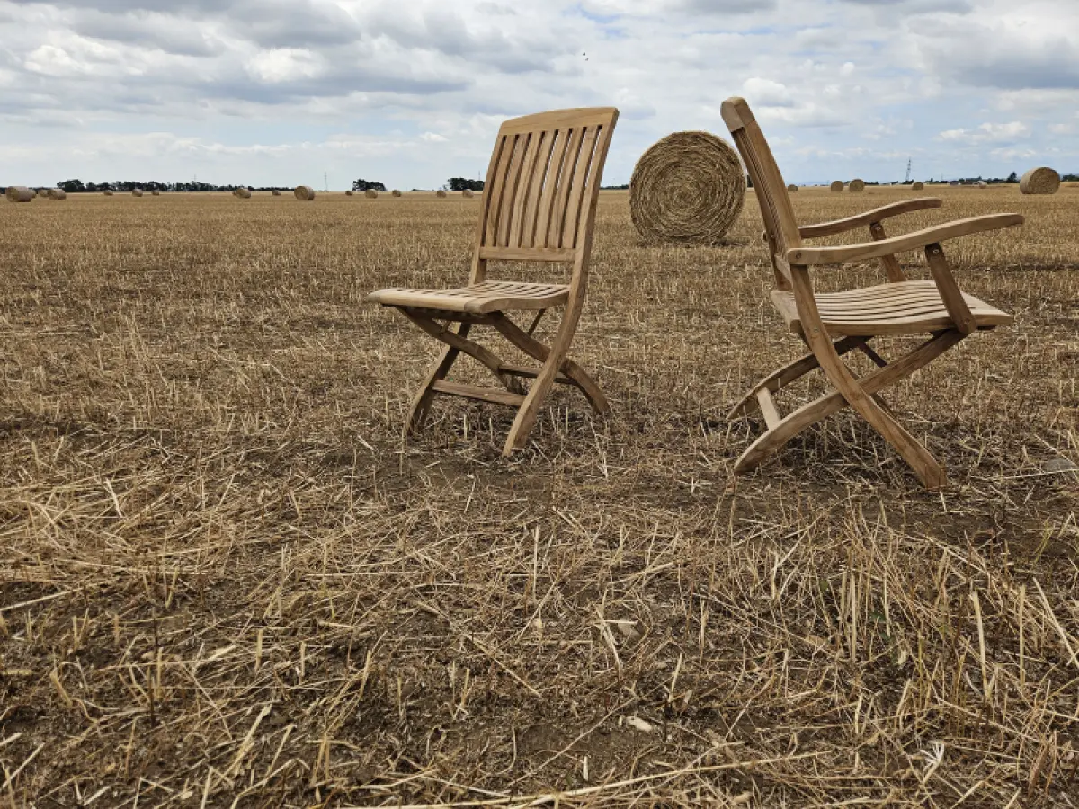 Klappbarer Gartenstuhl Roni ohne Armlehne 