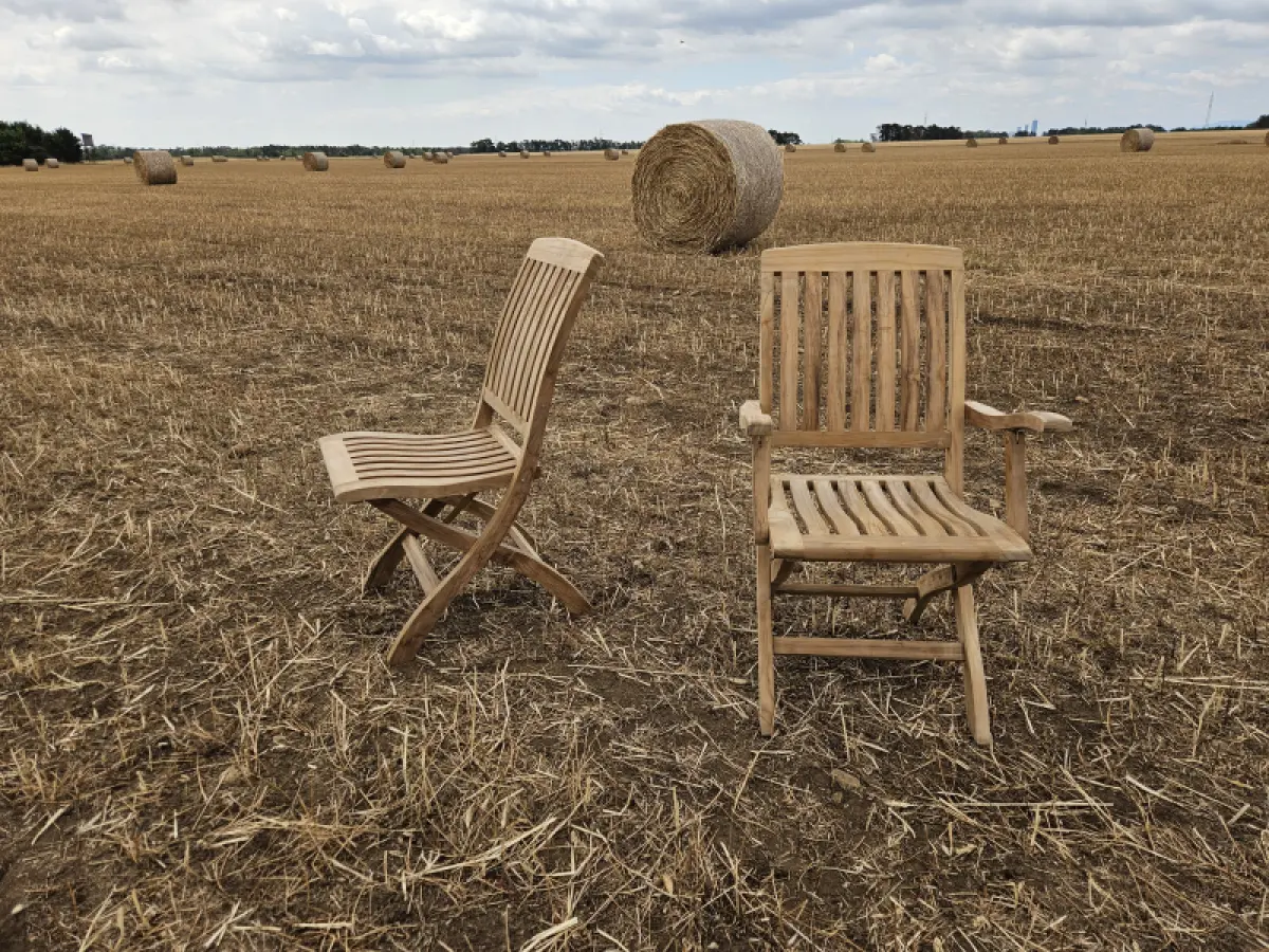 Klappbarer Gartenstuhl Roni ohne Armlehne 