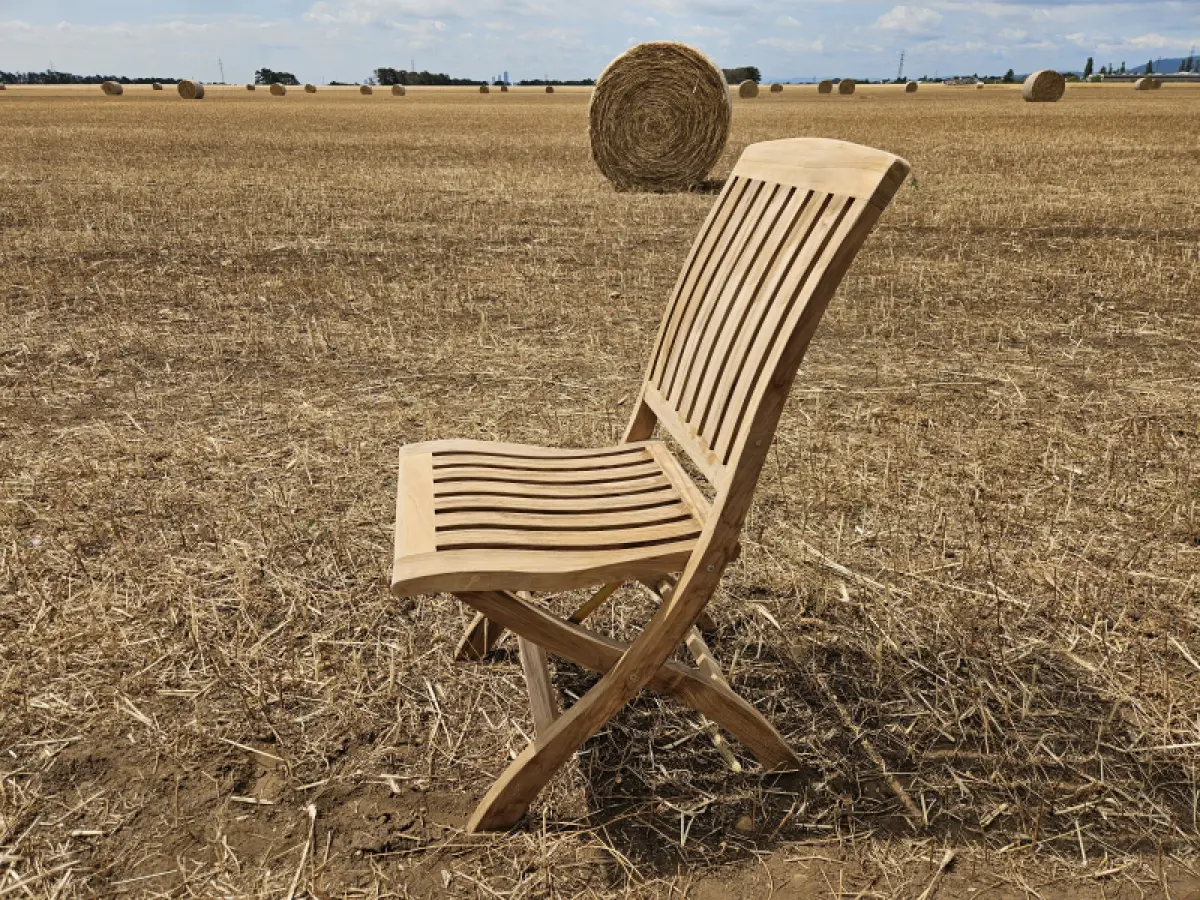 Klappbarer Gartenstuhl Roni ohne Armlehne 