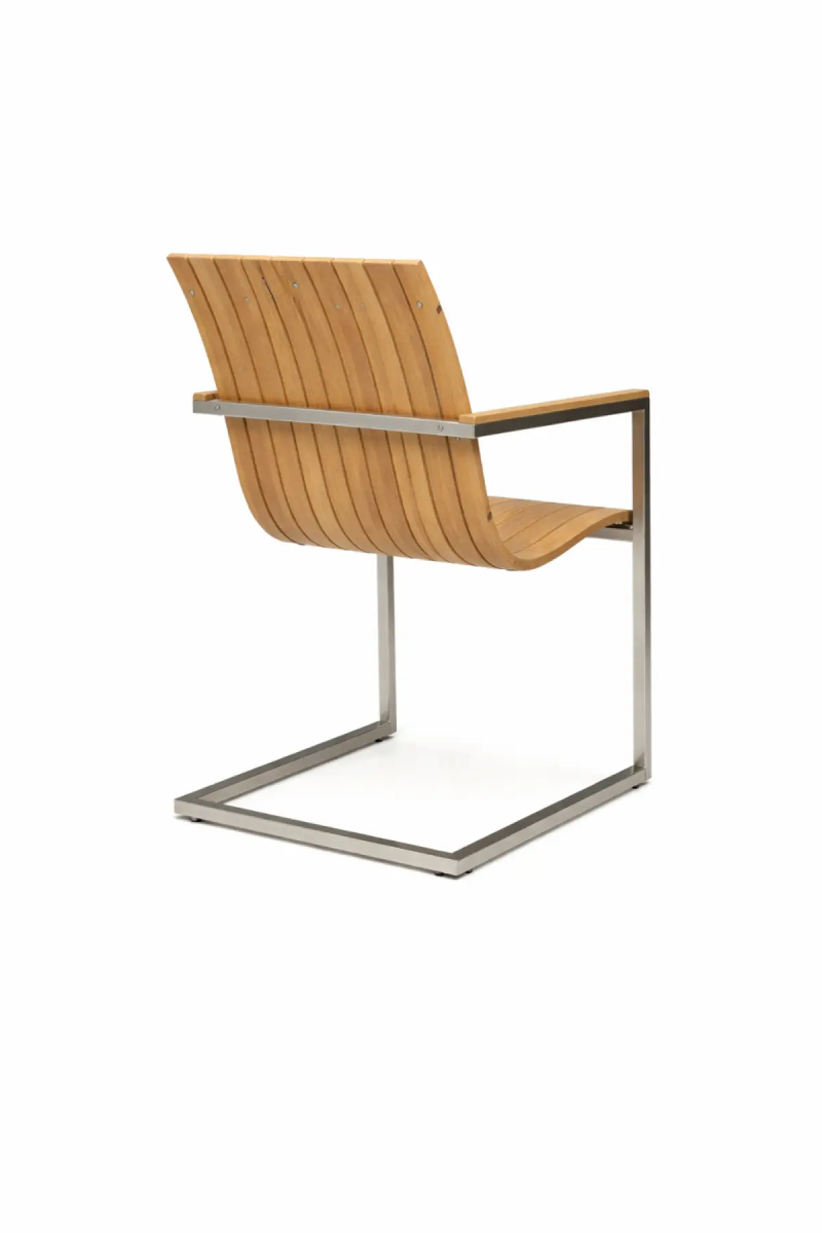 Schwing Garten-Stapelstuhl aus Teakholz Flamingo