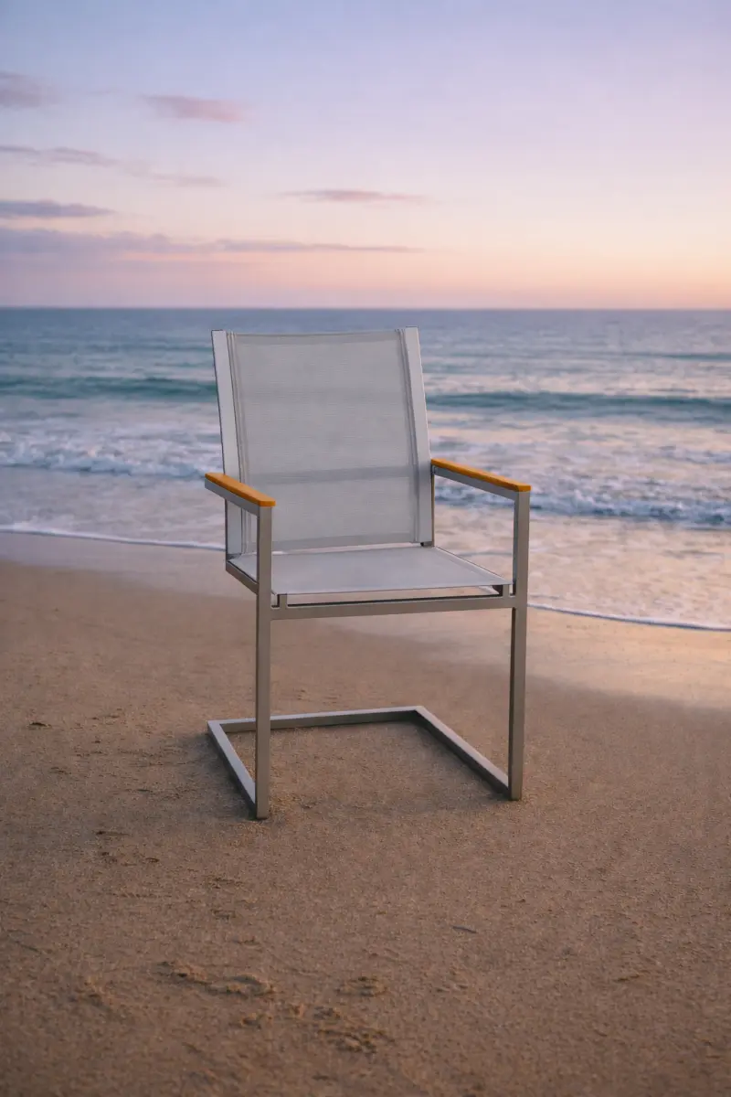 Schwing-Stapelstuhl Noah Grau