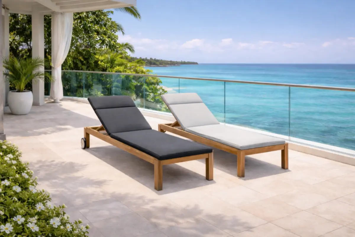 Sonnenliege aus Teakholz Almeria