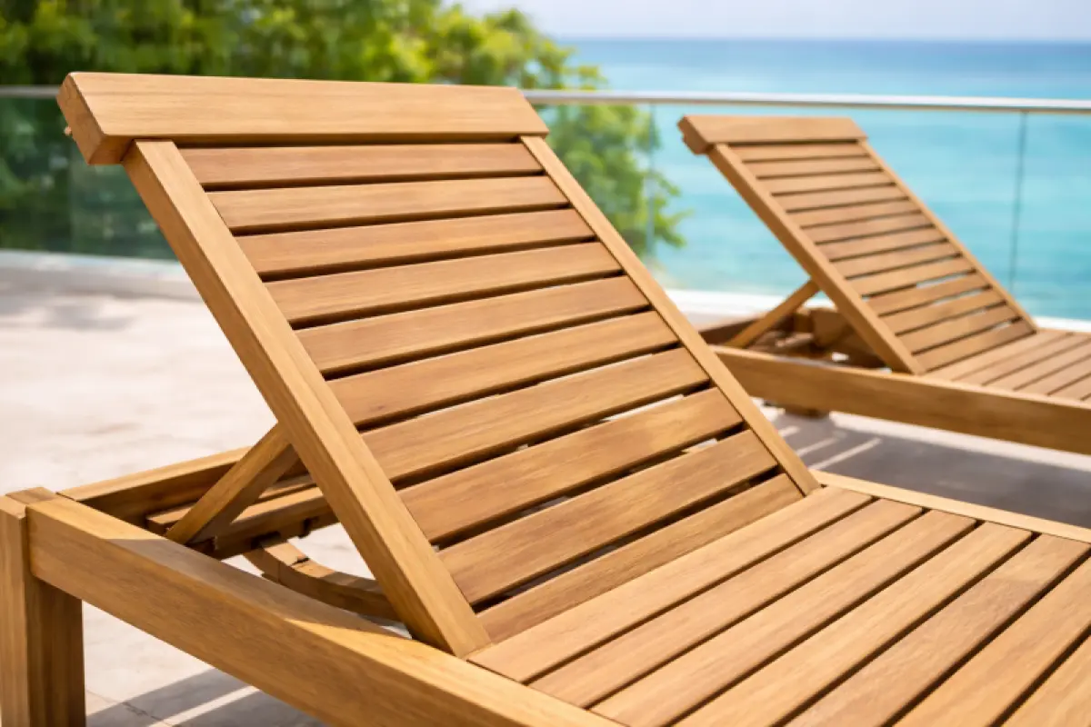 Sonnenliege aus Teakholz Almeria