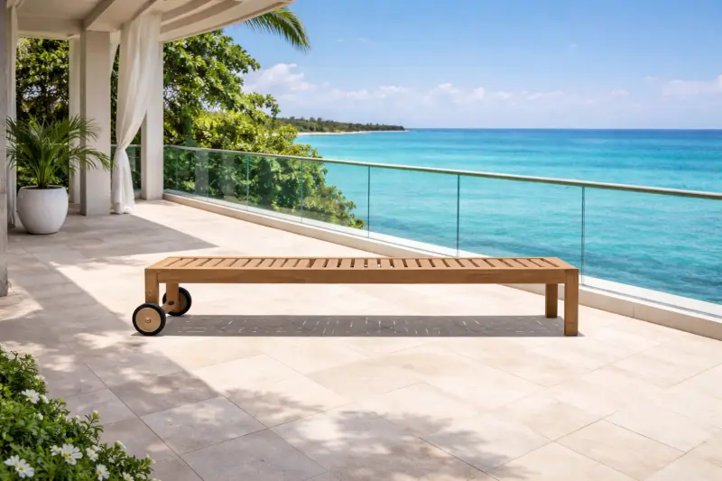 Sonnenliege aus Teakholz Almeria