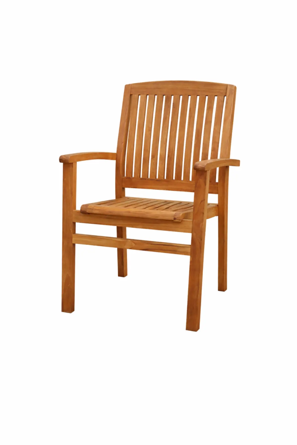 Stapelstuhl aus Teakholz Torino