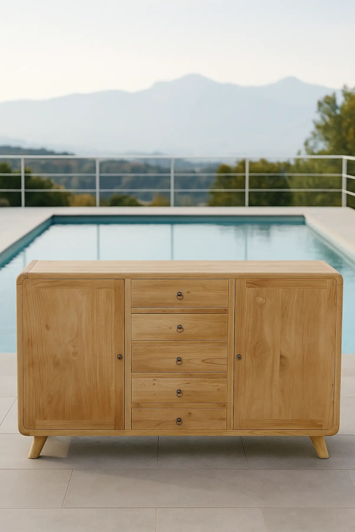 Teakholz Anrichte Ovit Zero