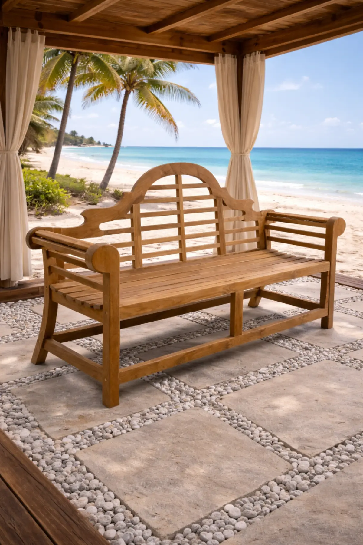 Teak Gartenbank Chester 